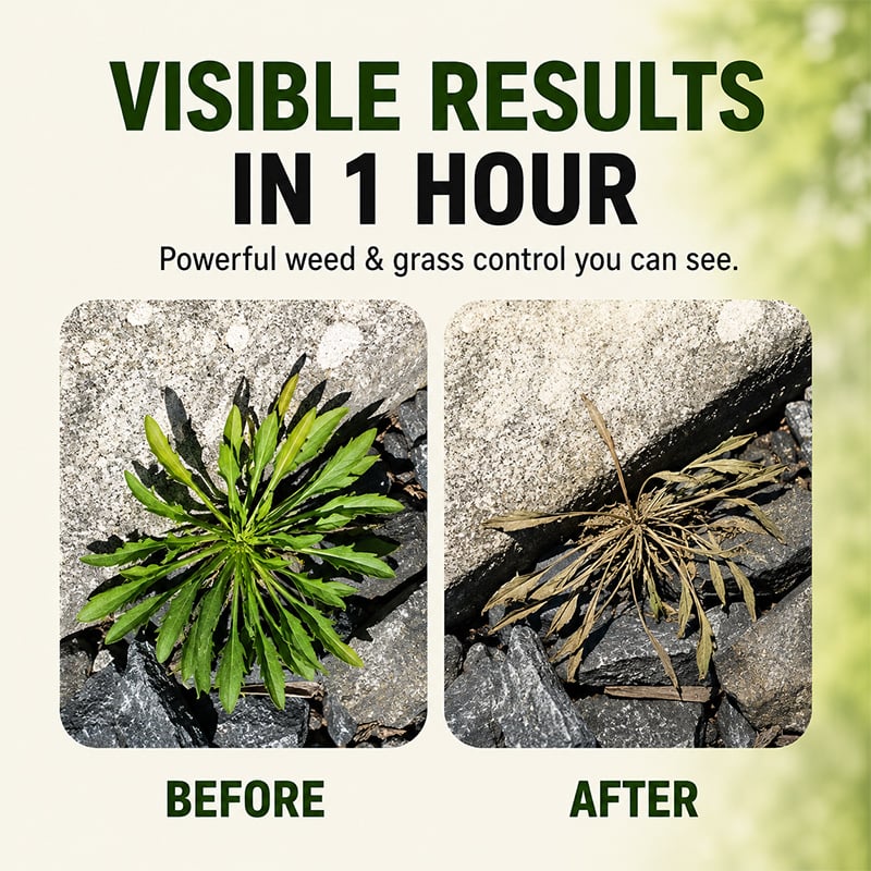 🔥 2026 Flash Sale! Fast-Acting Natural Weed Killer Spray – Buy 2 Get 1 Free