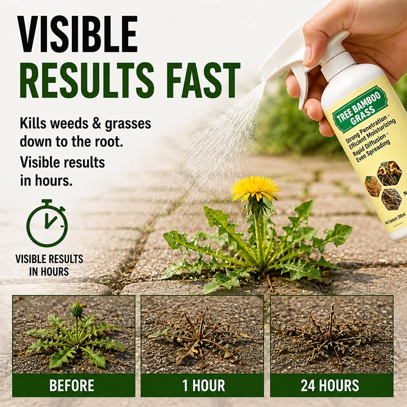 🔥 2026 Flash Sale! Fast-Acting Natural Weed Killer Spray – Buy 2 Get 1 Free