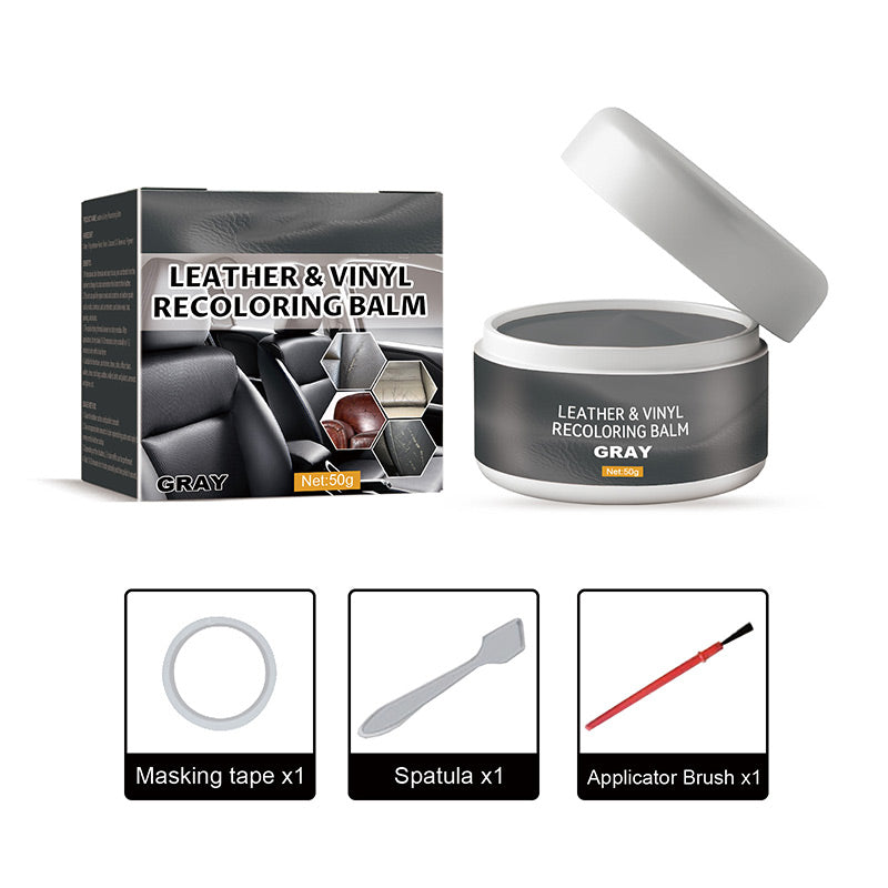 Contentgu®🔥Leather & Vinyl Recoloring Balm🛋️ Leather Repair Paste Fix Scuffs Restore Faded Leather