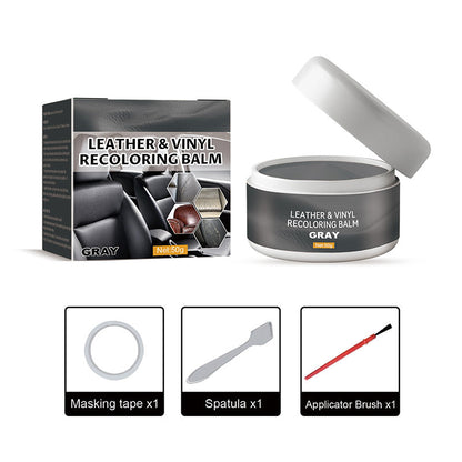 Contentgu®🔥Leather & Vinyl Recoloring Balm🛋️ Leather Repair Paste Fix Scuffs Restore Faded Leather