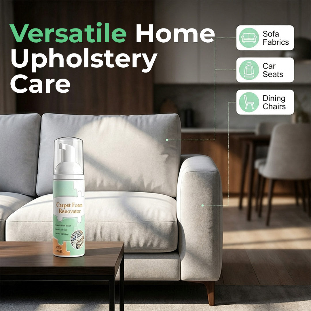 🧼 No‑Rinse Foam: Erase Carpet Stains Instantly ⚡